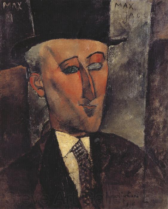 Amedeo Modigliani Portrait of Max Jacob (mk39)